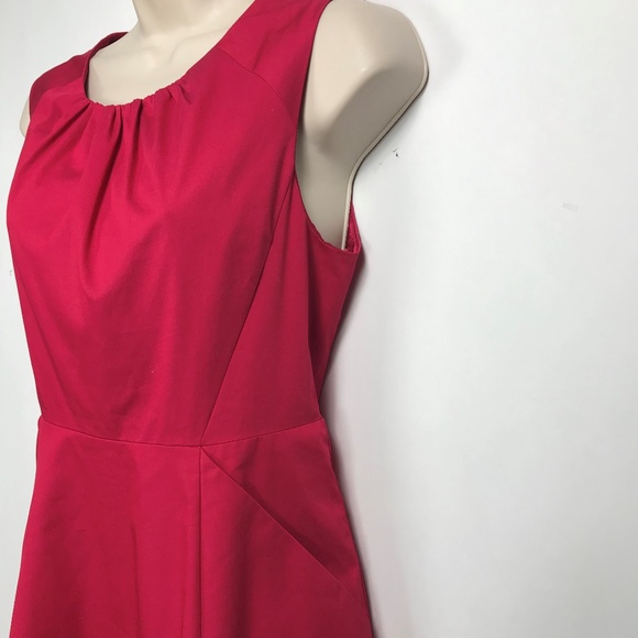 Rasberry Pink Elie Tahari Dress EUC 6 Pockets - Picture 2 of 7